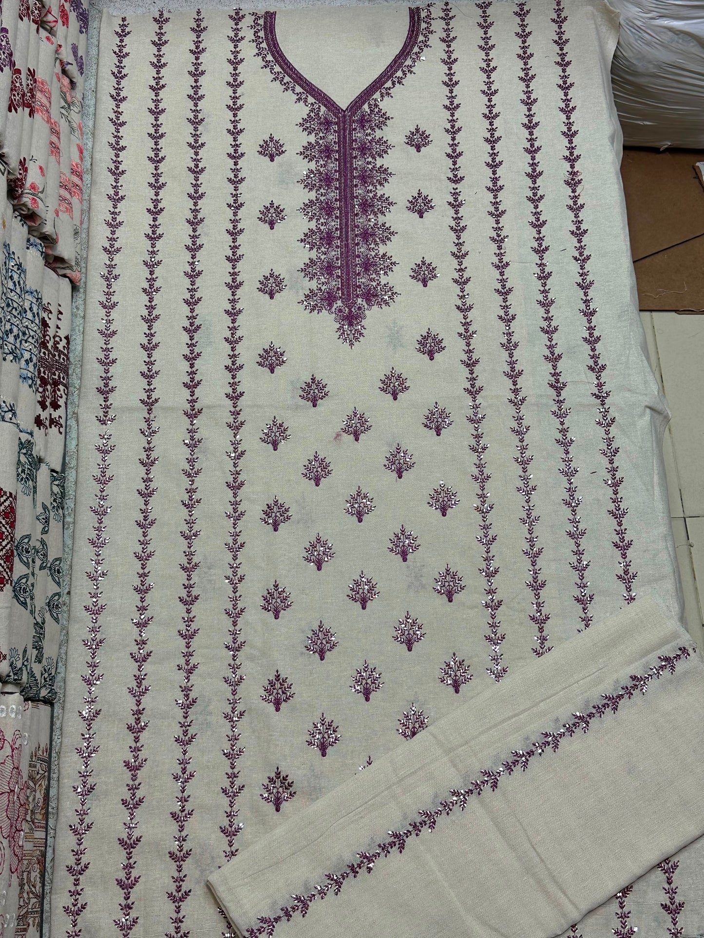Bareeze 3PC Khaddar Karandi Suit