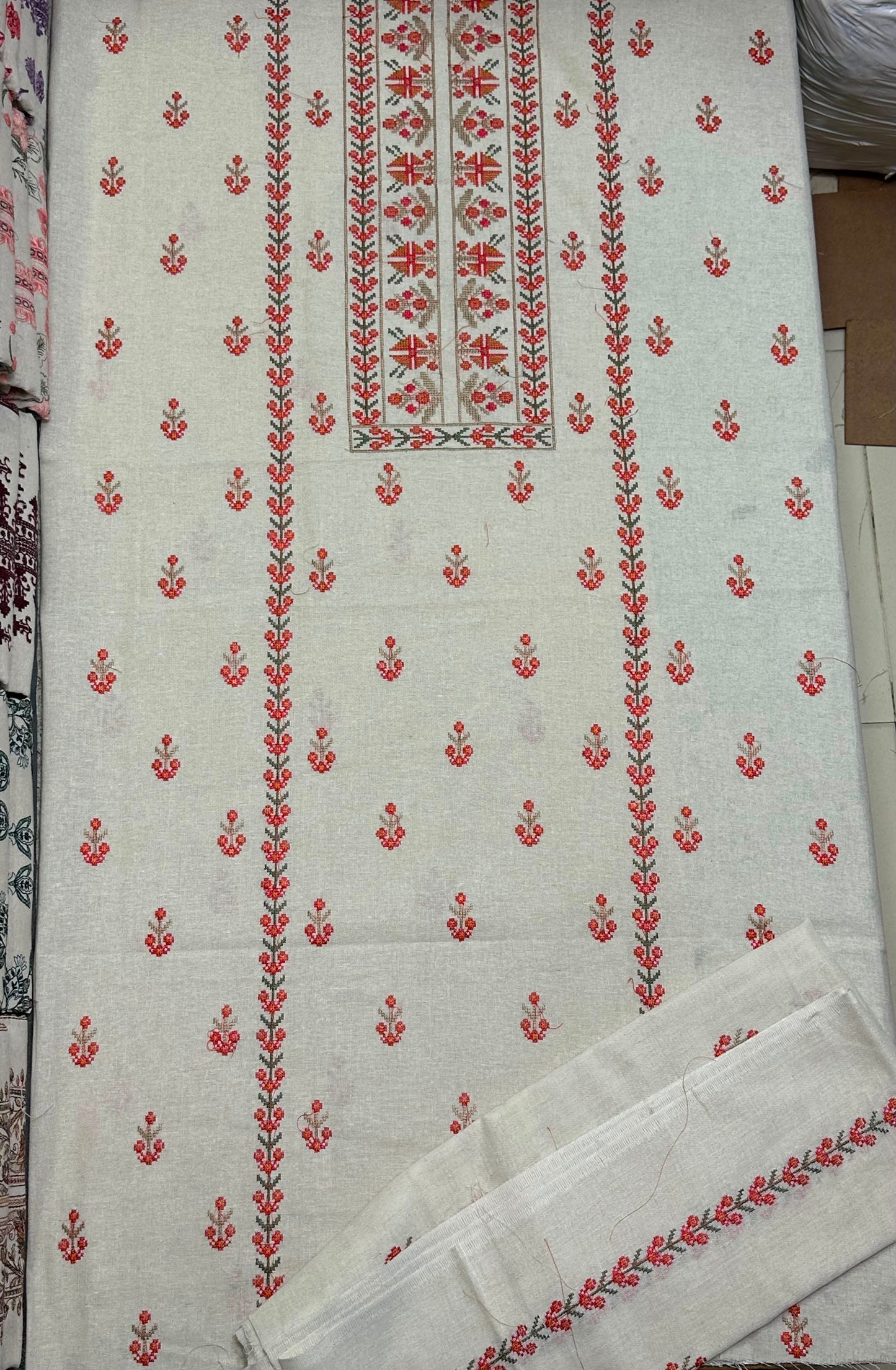 Bareeze 3PC Khaddar Karandi Suit