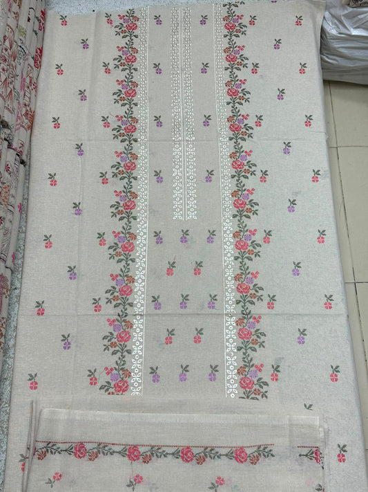 Bareeze 3PC Khaddar Karandi Suit