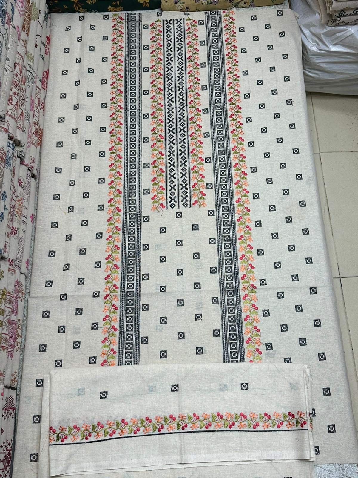 Bareeze 3PC Khaddar Karandi Suit