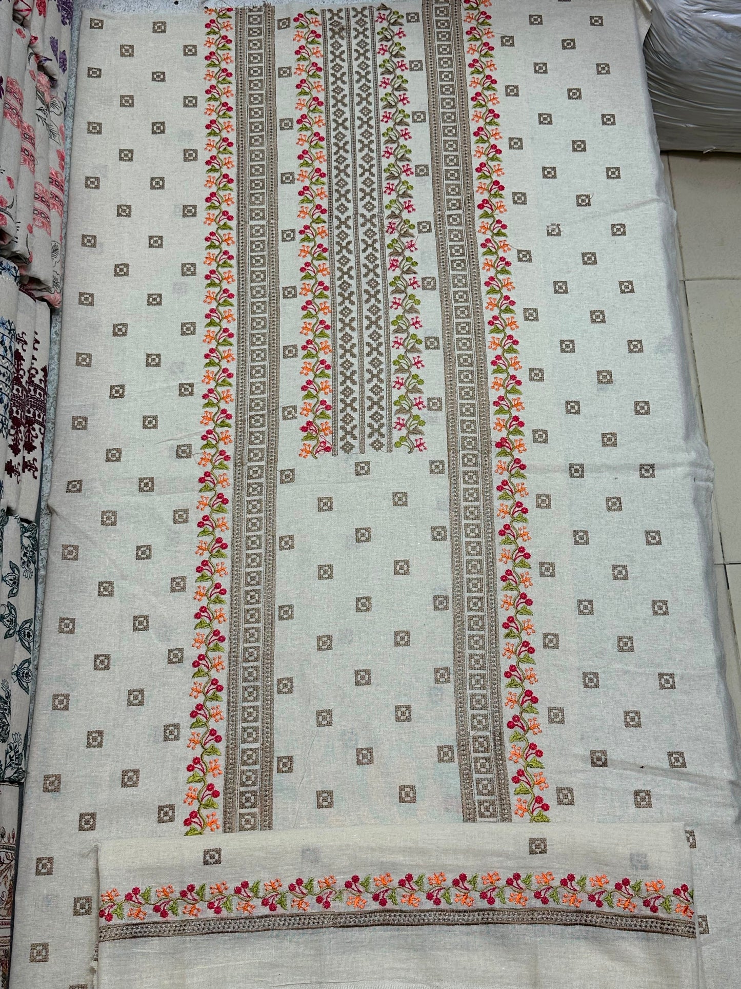 Bareeze 3PC Khaddar Karandi Suit