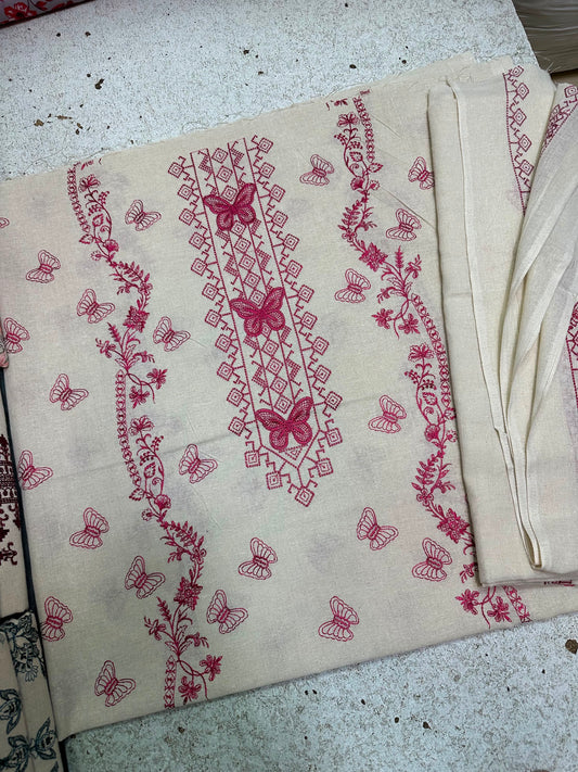 Bareeze 3PC Khaddar Karandi Suit
