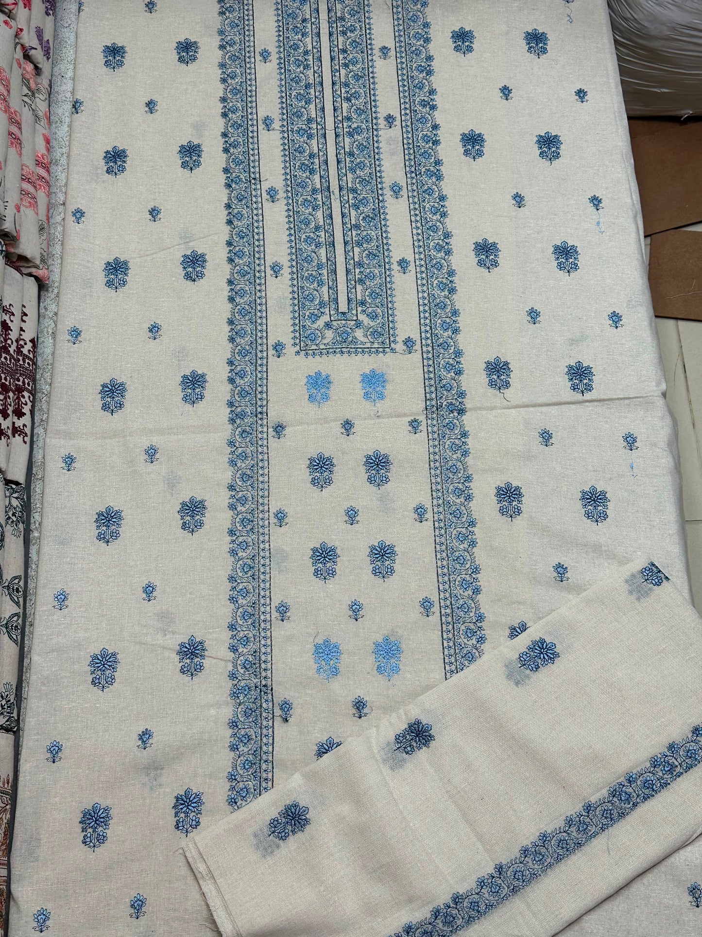 Bareeze 3PC Khaddar Karandi Suit
