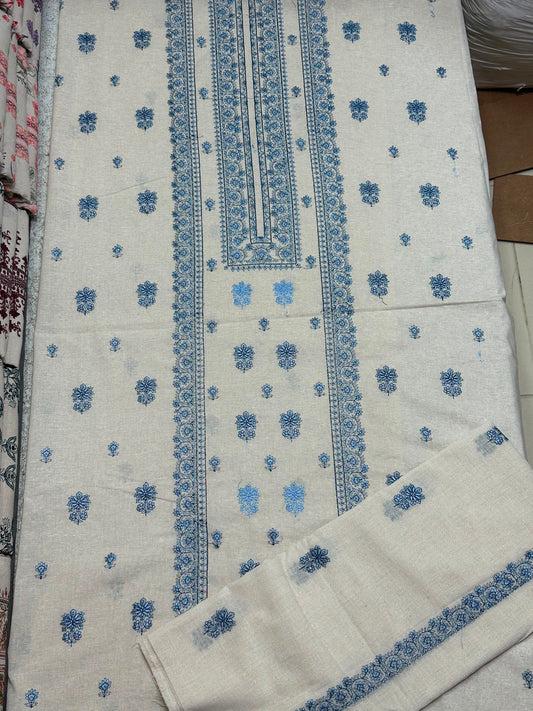 Bareeze 3PC Khaddar Karandi Suit