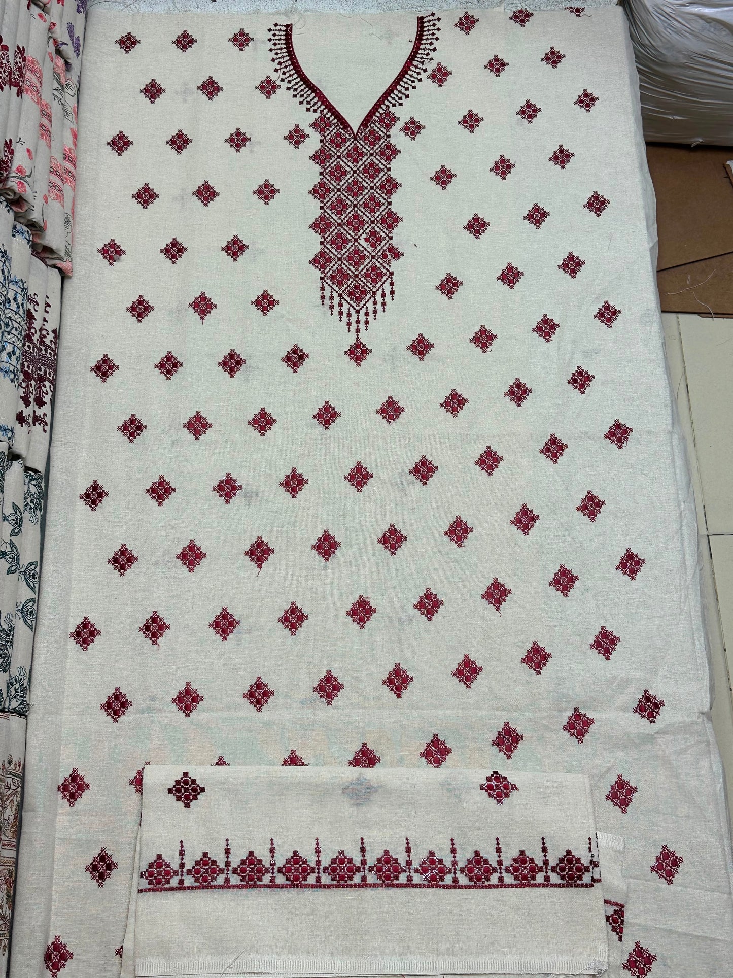 Bareeze 3PC Khaddar Karandi Suit