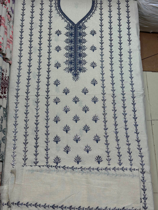 Bareeze 3PC Khaddar Karandi Suit