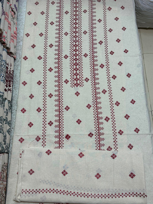 Bareeze 3PC Khaddar Karandi Suit