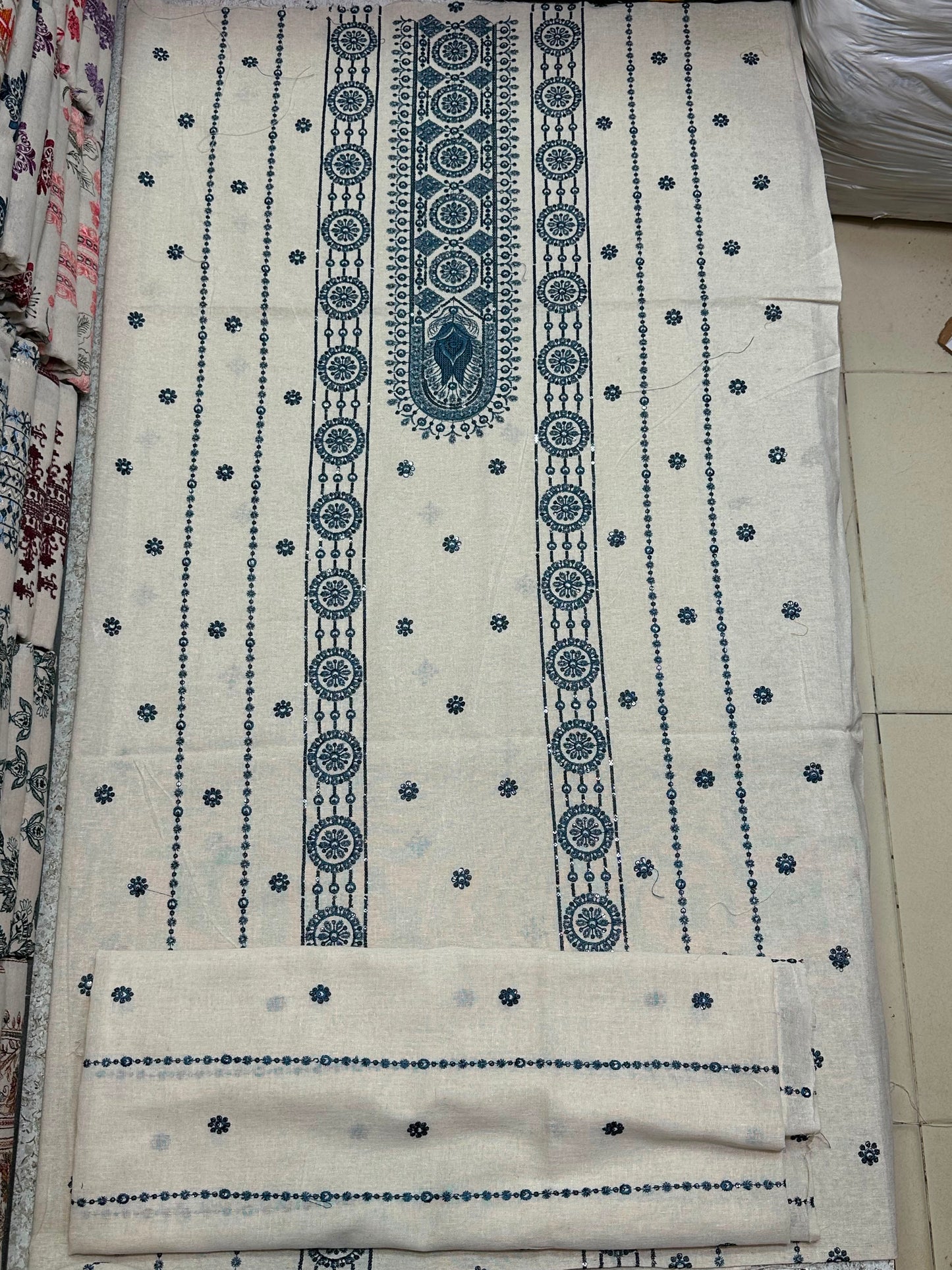 Bareeze 3PC Khaddar Karandi Suit