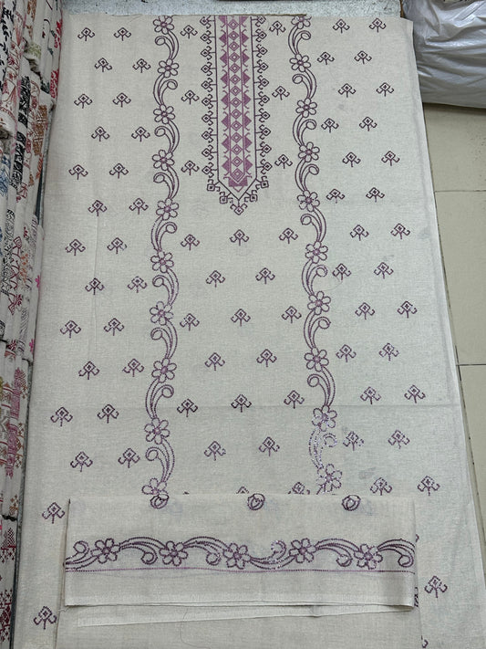 Bareeze 3PC Khaddar Karandi Suit