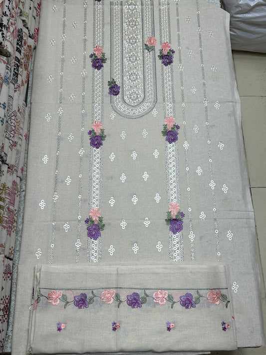 Bareeze 3PC Khaddar Karandi Suit
