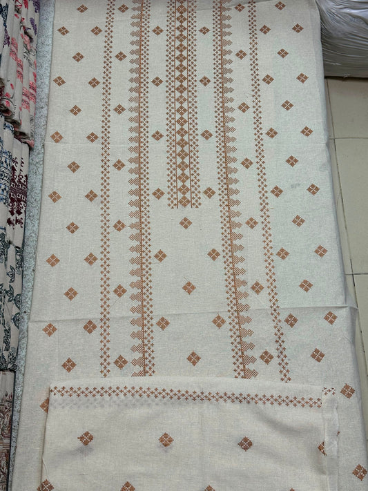 Bareeze 3PC Khaddar Karandi Suit