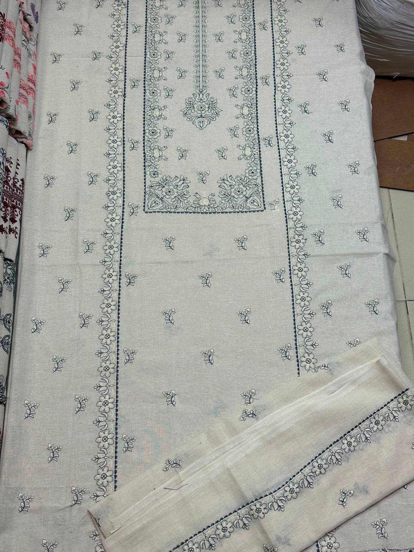Bareeze 3PC Khaddar Karandi Suit
