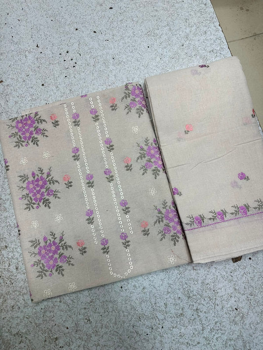 Bareeze 3PC Khaddar Karandi Suit