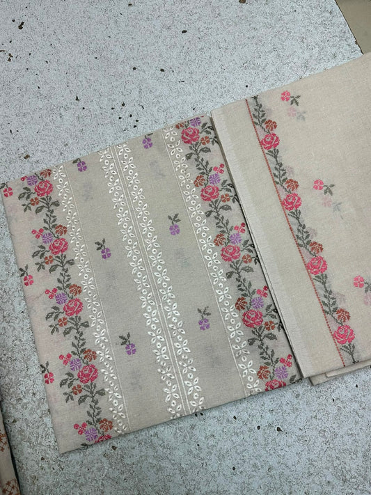 Bareeze 3PC Khaddar Karandi Suit