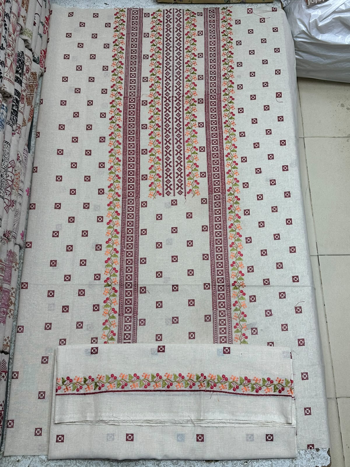 Bareeze 3PC Khaddar Karandi Suit