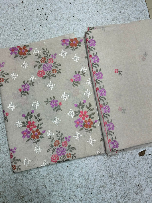 Bareeze 3PC Khaddar Karandi Suit