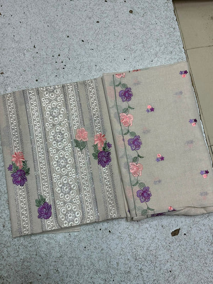 Bareeze 3PC Khaddar Karandi Suit