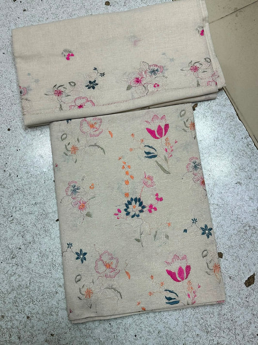 Bareeze 3PC Khaddar Karandi Suit