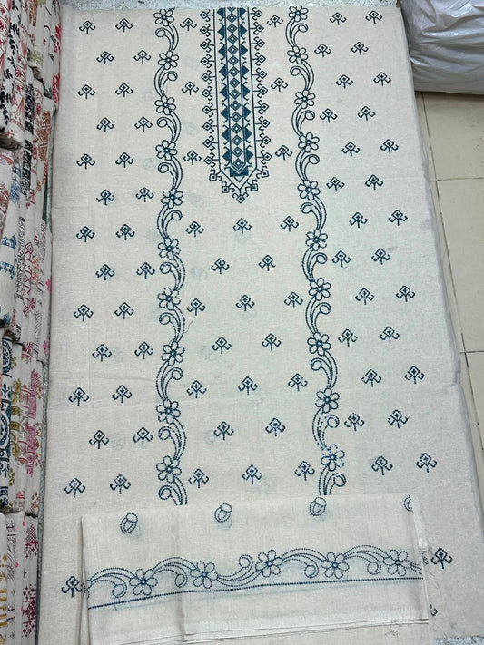 Bareeze 3PC Khaddar Karandi Suit