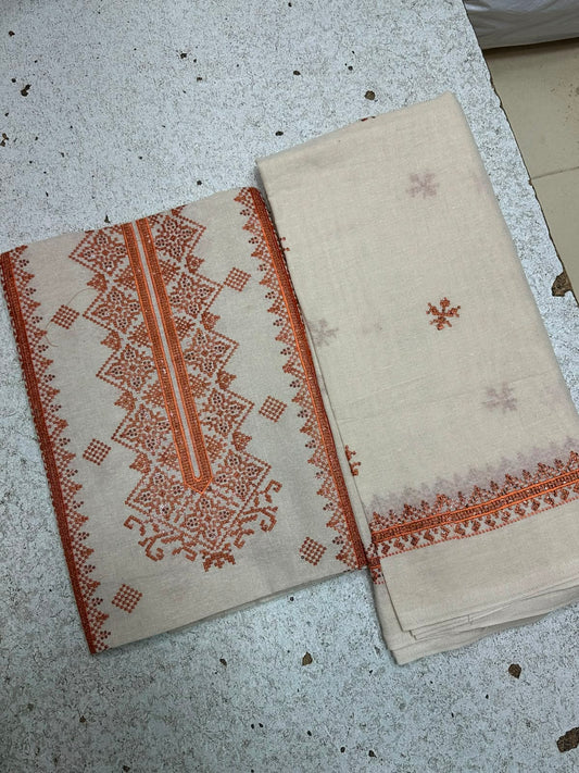 Bareeze 3PC Khaddar Karandi Suit