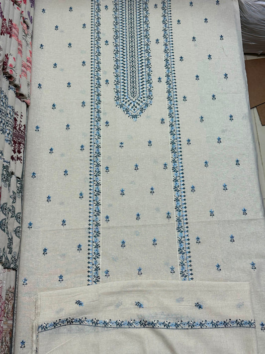 Bareeze 3PC Khaddar Karandi Suit