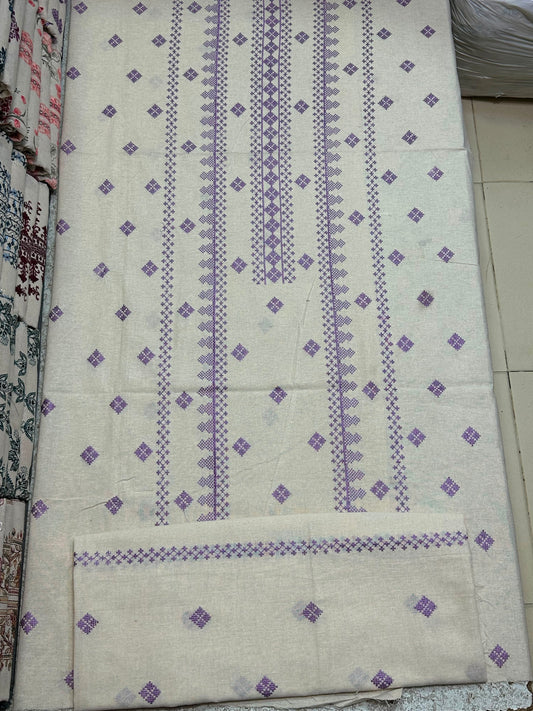 Bareeze 3PC Khaddar Karandi Suit