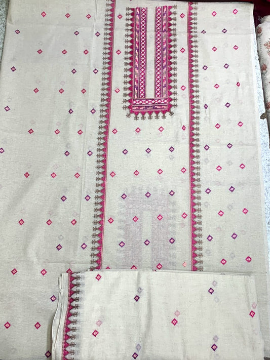 Bareeze 3PC Khaddar Karandi Suit