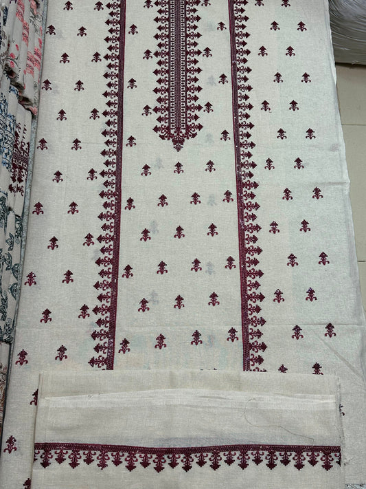 Bareeze 3PC Khaddar Karandi Suit