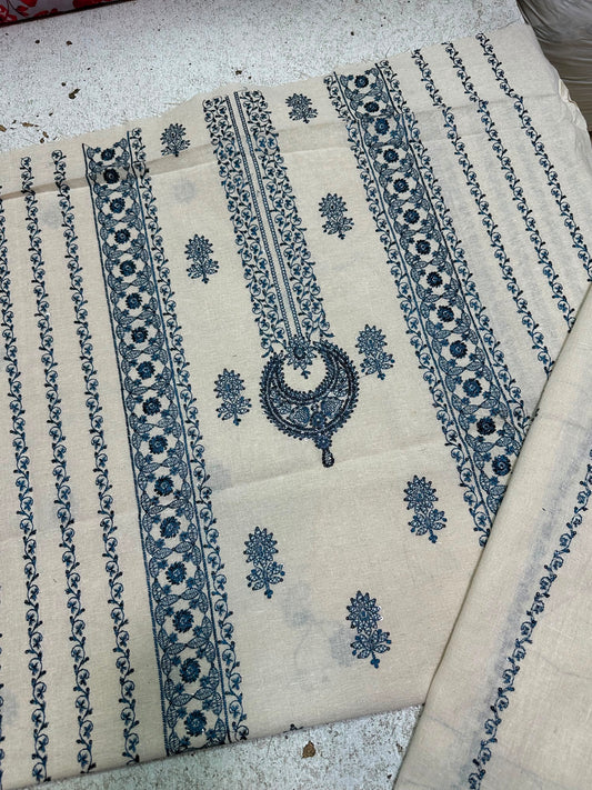 Bareeze 3PC Khaddar Karandi Suit